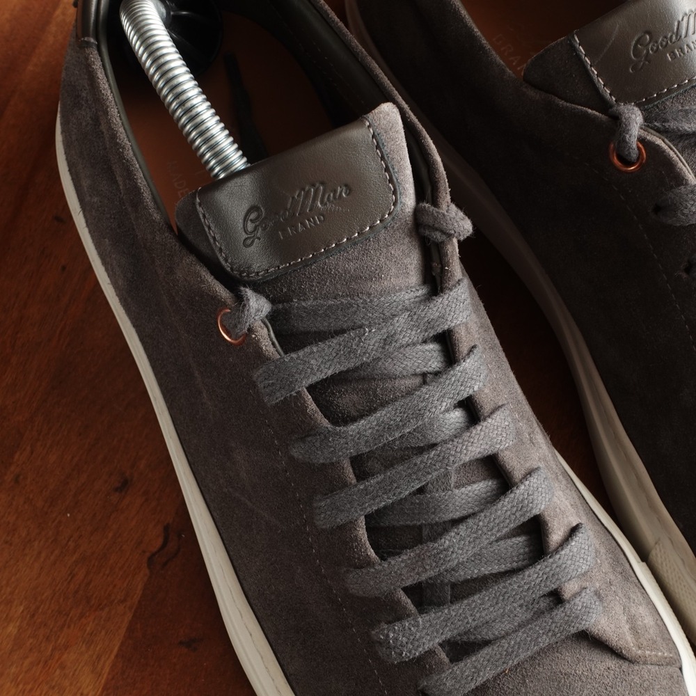 Good Man Brand Sneakers Mens Size 9 Gray Edge Modern Casual Contemporary Shoes - Picture 6 of 15